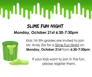 Slime Fun Night