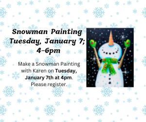 Snowman Painting