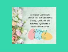 Closed for Easter